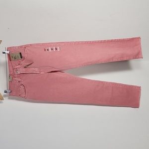 NWT Levi's 501 Pink Jeans High Rise Straight Leg Button Fly Jeans Sz. 26x30